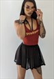 Black Mesh Skirt