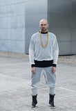 White Mesh Jumper