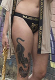 Tiger Bikini Bottoms - Gold