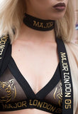 Mesh Bra Top - Gold