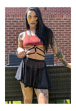 Black Mesh Skirt