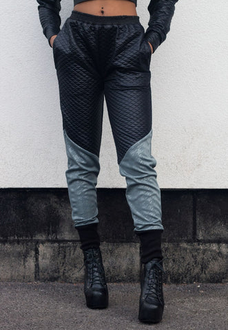 Panel Quilted Joggers